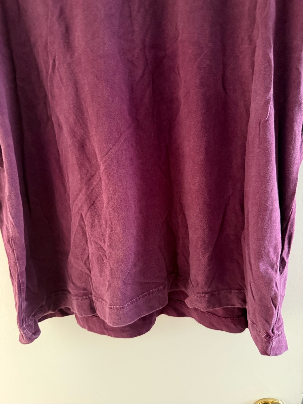 Abercrombie & Fitch Soft A&F Collection Men's Vintage-Inspired Tee - Deep Plum - Picture 5 of 12